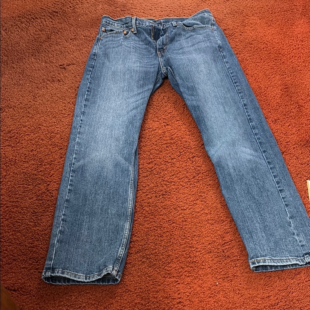 Levi's Blue Straight Leg Jeans Timeless Style